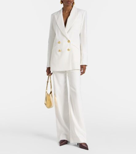 Jude linen-blend wide-leg pants - Veronica Beard - Modalova