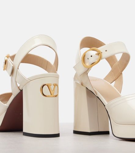 Fawcette 100 leather platform sandals - Valentino Garavani - Modalova