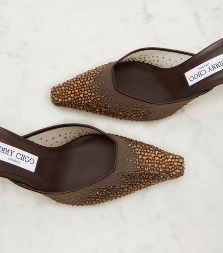 Vivi 65 crystal-embellished mesh mules - Jimmy Choo - Modalova