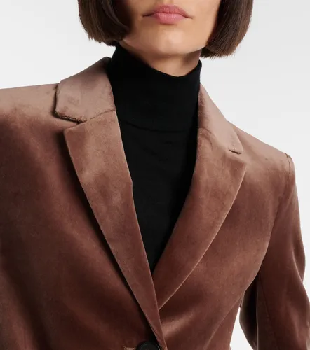 Blazer Agata de terciopelo de algodón - 'S Max Mara - Modalova