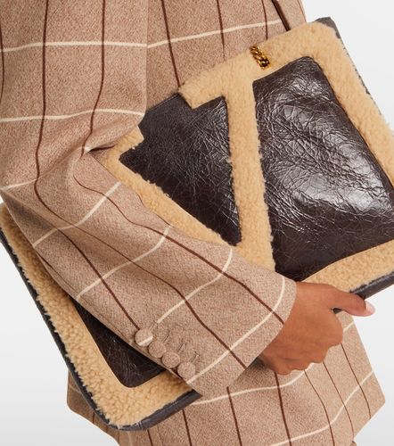 Checked double-breasted virgin wool blazer - Valentino Garavani - Modalova