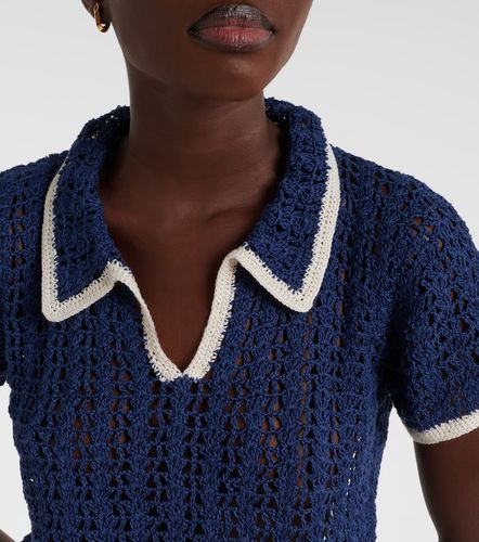 Polo in crochet di cotone - Anna Kosturova - Modalova