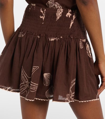 Minifalda Colleen de algodón plisada - Poupette St Barth - Modalova