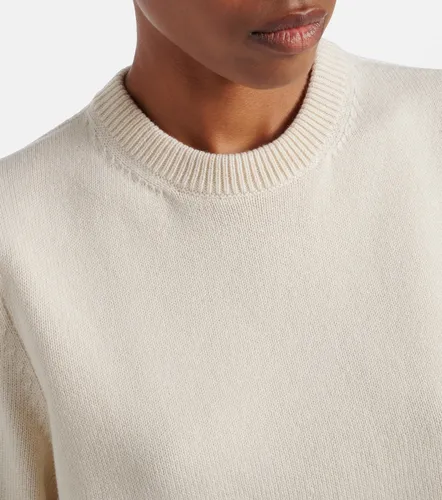 Cropped cashmere and wool-blend sweater - Alaia - Modalova