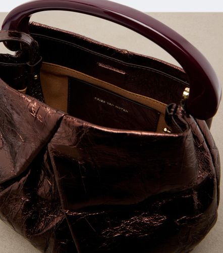 Borsa a mano Mini in pelle metallizzata - Dries Van Noten - Modalova