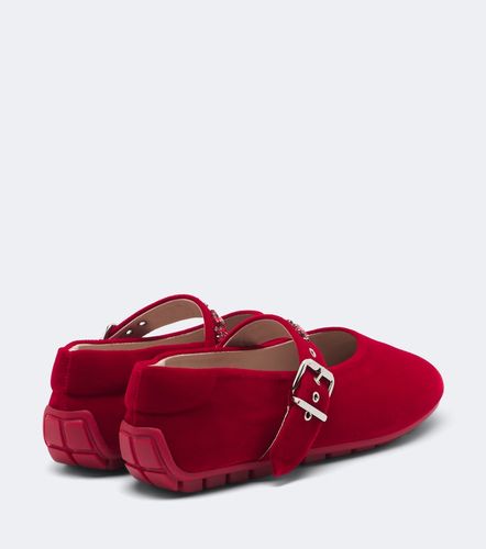 Bailarinas Mary Jane de terciopelo adornadas - Simone Rocha - Modalova