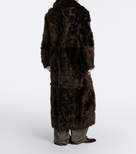 Double-breasted shearling coat - Yves Salomon - Modalova
