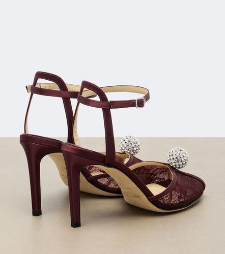 Sacora crystal-embellished lace sandals - Jimmy Choo - Modalova