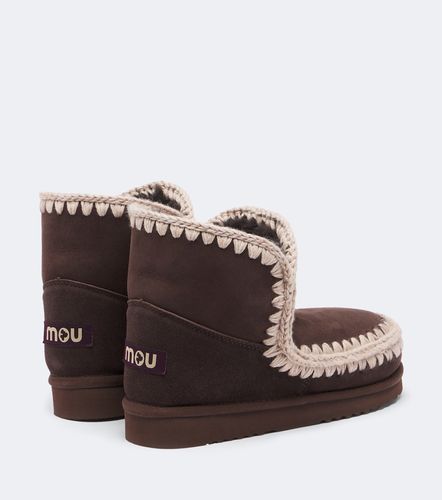 Shearling-lined suede ankle boots - Mou - Modalova