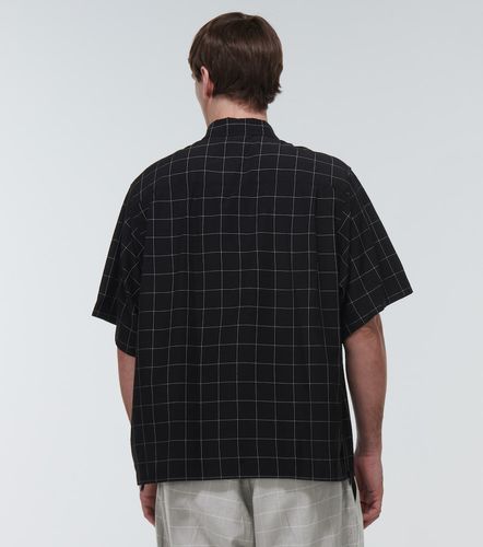 Camicia in misto seta a quadri - Undercover - Modalova