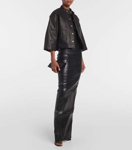 Rick Owens Cropped leather jacket - Rick Owens - Modalova