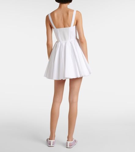 Alaïa Abito skater in popeline di cotone - Alaia - Modalova
