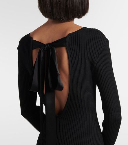 Geripptes Abendkleid aus Jersey - David Koma - Modalova