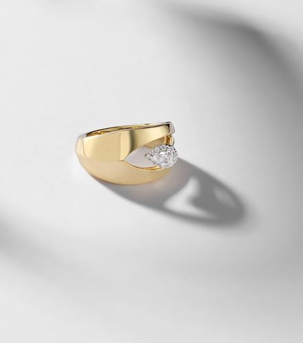 Yeprem 18kt gold ring with diamonds - Yeprem - Modalova