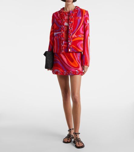Marmo embellished cotton terry jacket - Pucci - Modalova