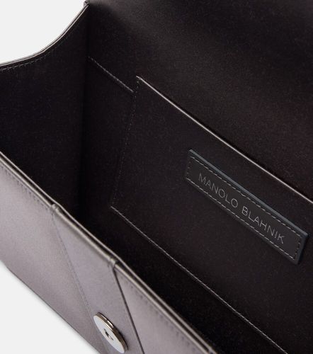 Clutch Capri de satén adornado - Manolo Blahnik - Modalova