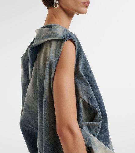 Rick Owens Draped denim top - Rick Owens - Modalova