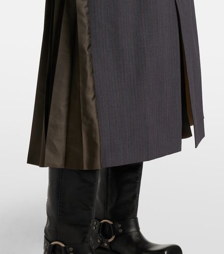 Sacai Falda midi con paneles - Sacai - Modalova