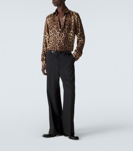 Camisa de seda estampada - Dolce&Gabbana - Modalova