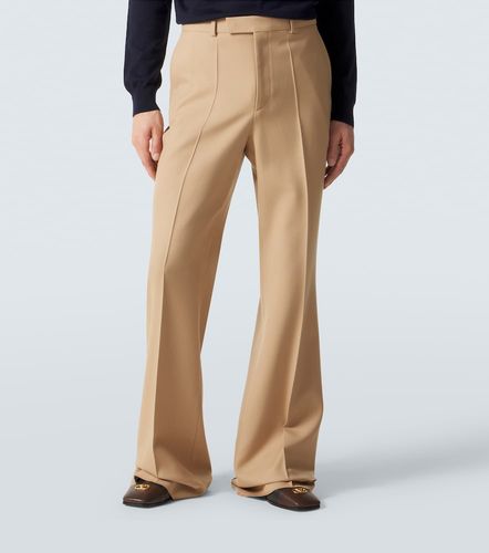 Virgin wool gabardine flared pants - Valentino - Modalova