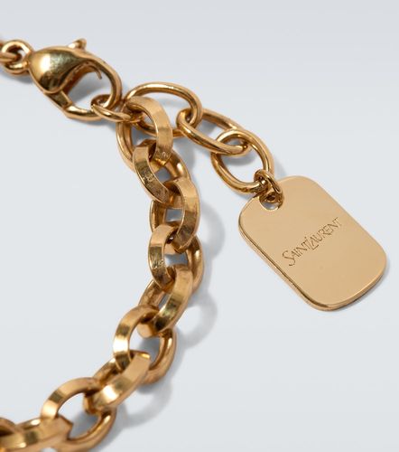 Bracciale a catena con logo - Saint Laurent - Modalova
