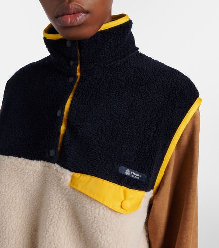 Prada Cropped teddy vest - Prada - Modalova