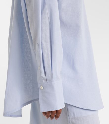 Camicia oversize in cotone e lino - Toteme - Modalova