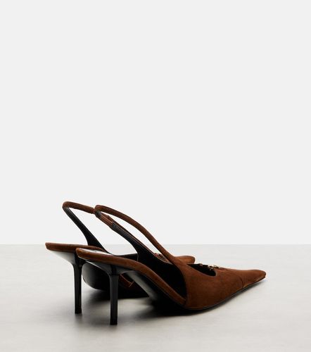 Pumps slingback Babylone Breteuil in suede - Saint Laurent - Modalova