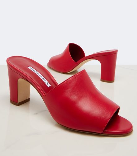 Mules Rapalla de piel - Manolo Blahnik - Modalova