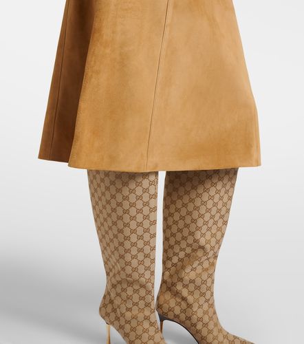 Gucci Embellished suede midi skirt - Gucci - Modalova