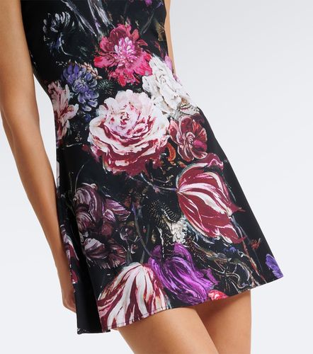 Vestido corto floral - Roberto Cavalli - Modalova