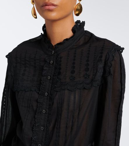 Blusa Lonzie de algodón bordada - Marant Etoile - Modalova