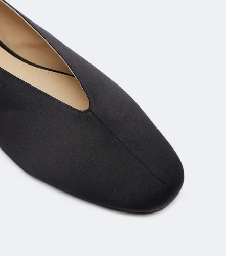 Olympia embellished satin ballet flats - Le Monde Beryl - Modalova