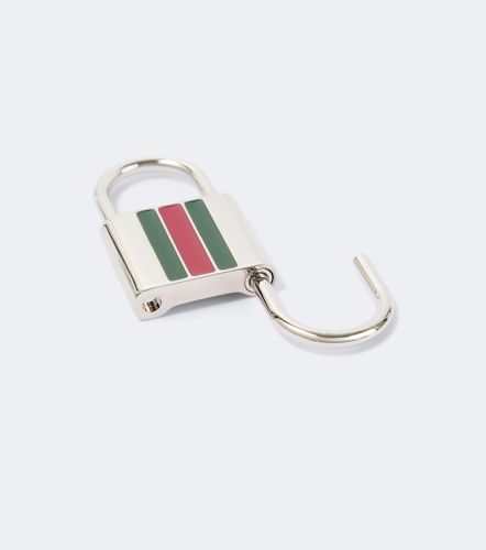 Gucci Llavero con candado y Web - Gucci - Modalova