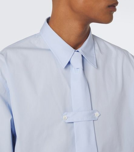 Camisa de popelín de algodón con corbata - Dries Van Noten - Modalova