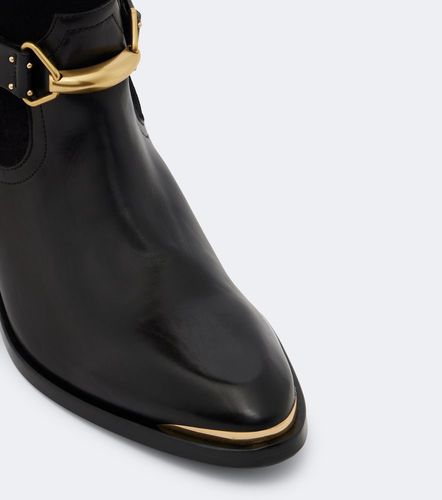 Mexia leather and suede cowboy boots - Isabel Marant - Modalova