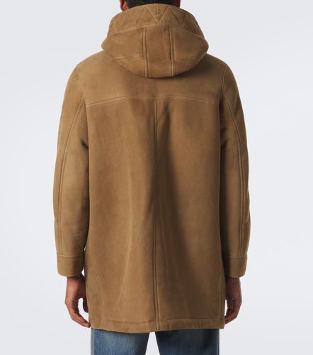 Parka in suede foderato in shearling - Yves Salomon - Modalova
