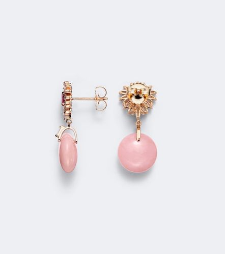 Orecchini pendenti in oro 18kt con gemme - Suzanne Kalan - Modalova