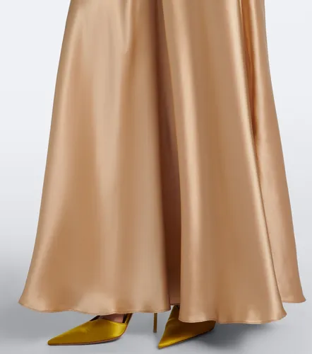 Lace-trimmed sequined silk satin gown - Rodarte - Modalova