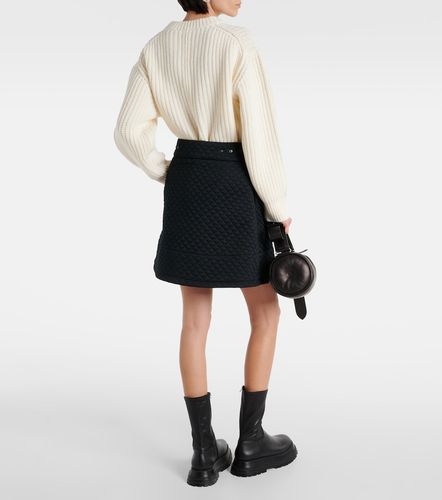 Minifalda acolchada de tiro alto - Moncler - Modalova