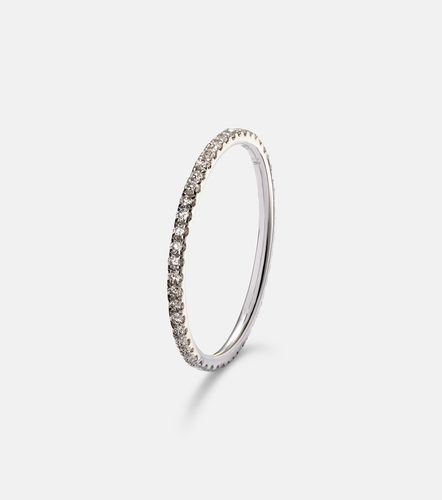 Thread Band 18kt gold ring with diamonds - Ileana Makri - Modalova