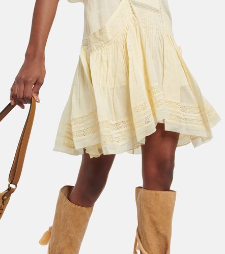 Miniabito in cotone con ricami - Marant Etoile - Modalova