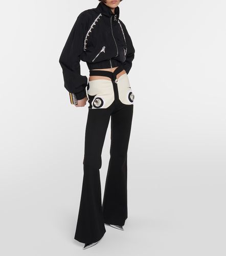 Pantaloni flared Butterfly con cristalli - Area - Modalova