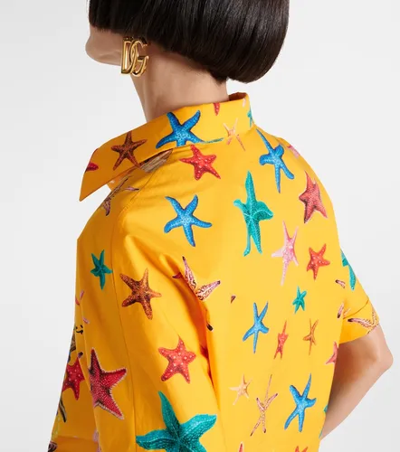 Camisa Capri de algodón estampada - Dolce&Gabbana - Modalova