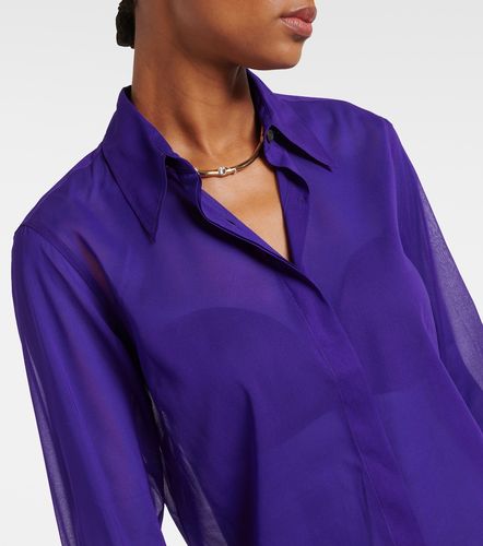 Camicia in misto seta - Dries Van Noten - Modalova