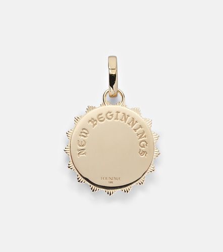 New Beginnings - Internal Compass 18kt pendant with diamonds - FoundRae - Modalova