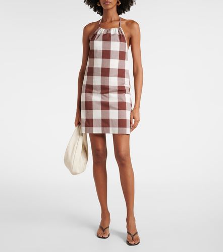 Callie gingham cotton minidress - Posse - Modalova