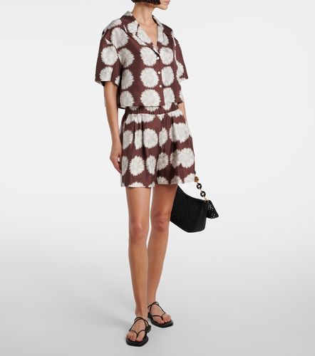 Camicia cropped Lincoln in twill di seta - Asceno - Modalova