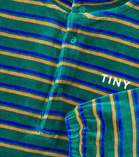 Sudadera de rizo de algodón a rayas - Tinycottons - Modalova
