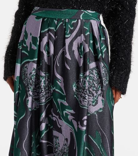 Falda midi estampada - Dries Van Noten - Modalova